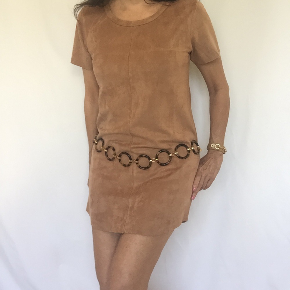 MINKPINK SUEDE MINI DRESS